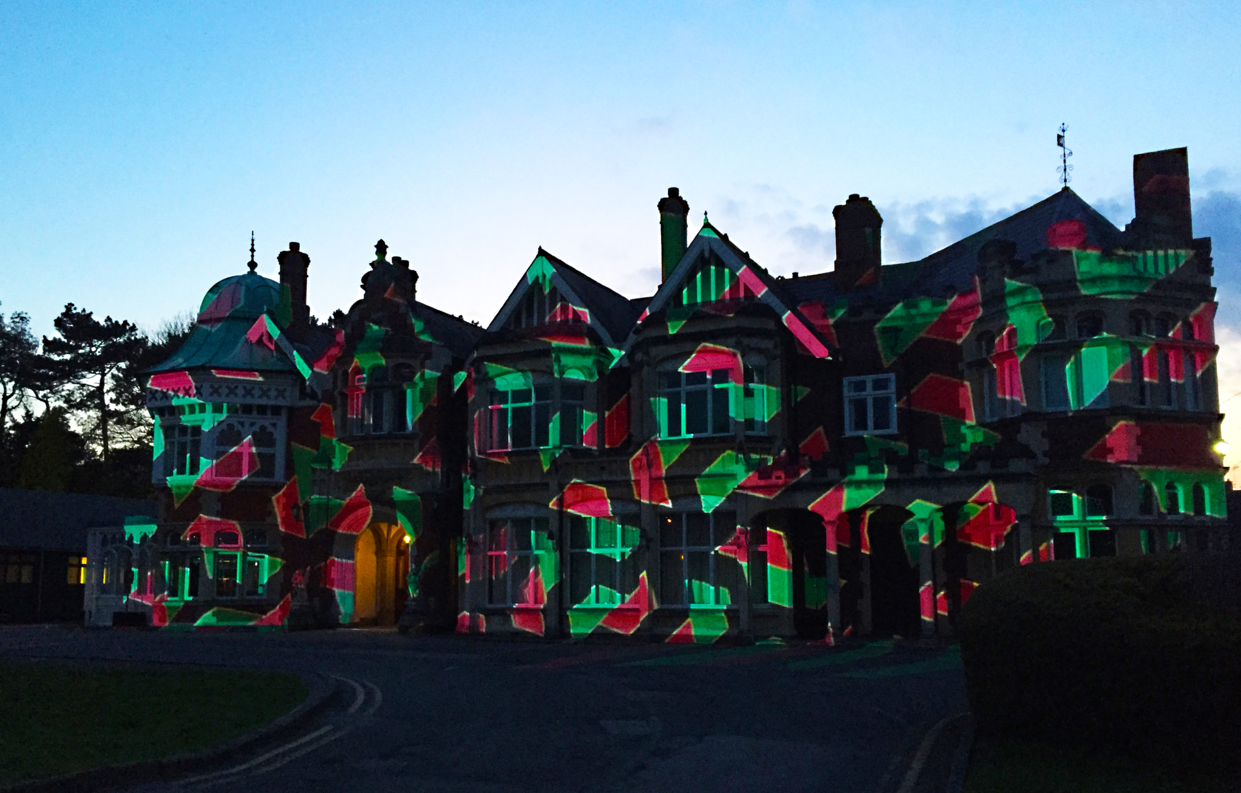 Digital Light: Code Makers at Bletchley Park, 2020 © Sara Choudhrey