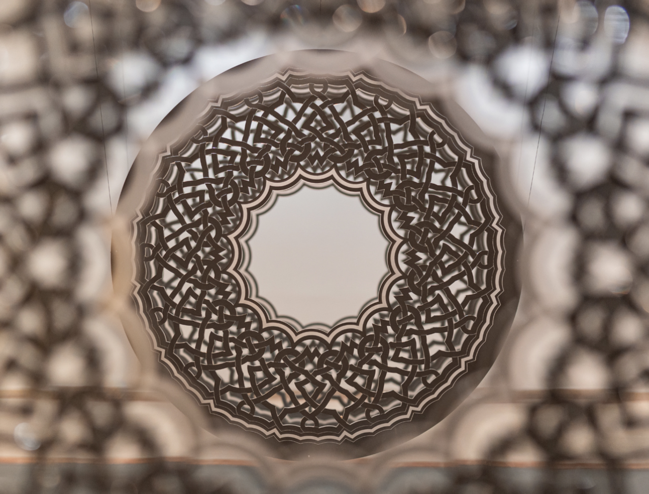 Sara Choudhrey, Portal, 2023, installation view, Sharjah Islamic Arts Festival 25th Edition, Sharjah Art Museum, UAE