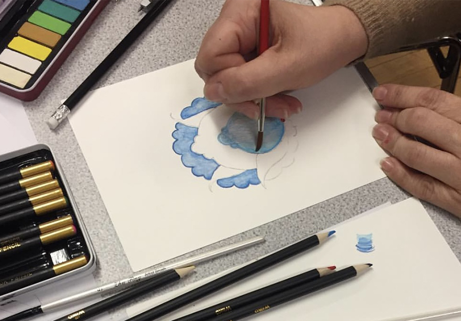 Iznik Florals workshop led by artist Sara Choudhrey