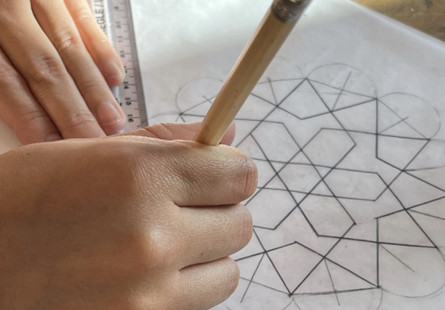 Islamic art pattern-making workshop led by Sara Choudhrey